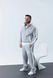 Чоловічий oversize флісовий костюм у сірому кольорі cb3046 фото 2