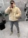 Мужская oversize куртка в бежевом цвете km3w фото 5