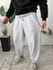 Мужские oversize джоггеры в светло-сером цвете jok4-S фото 6