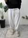 Мужские oversize джоггеры в светло-сером цвете jok4-S фото 1