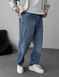 Мужские широкие джинсы Baggy в синем цвете bg-97-510 фото 2