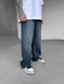 Мужские широкие джинсы Baggy в синем цвете df2254-23 фото 3