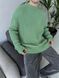 Мужской oversize свитер в зеленом цвете mr102 фото 4