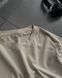 Мужская oversize футболка в бежевом цвете 24f6-Xs фото 2