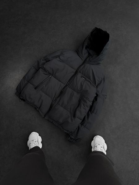 Мужская oversize куртка в графитовом цвете dp20m фото