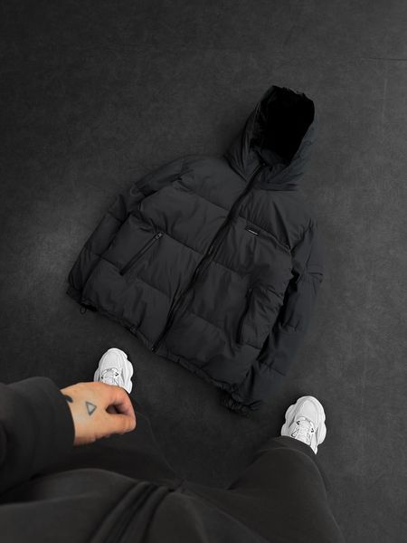 Мужская oversize куртка в графитовом цвете dp20m фото