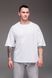 Мужская oversize футболка в белом цвете 2387wh фото 1