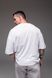 Мужская oversize футболка в белом цвете 2387wh фото 5