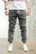Мужские джинсы Jogger в сером цвете 30255 фото 2