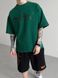 Мужской oversize комплект футболка+шорты с надписью hp326-S фото 8