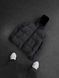 Мужская oversize куртка в графитовом цвете dp20m фото 1