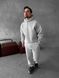 Мужской oversize спортивный костюм худи+брюки в сером цвете kos48 фото 1