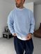 Мужской свитер oversize в голубом цвете gi146 фото 2