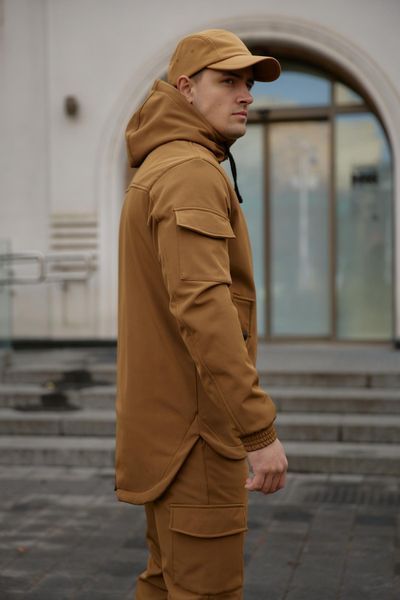 Мужская куртка Softshell в цвете хаки 1590399965 фото
