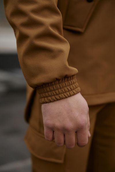 Мужская куртка Softshell в цвете хаки 1590399965 фото