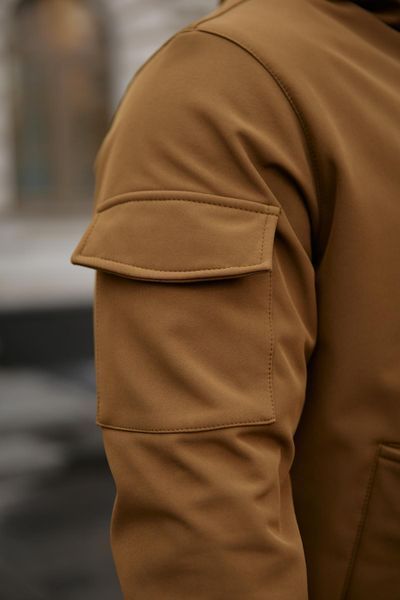 Мужская куртка Softshell в цвете хаки 1590399965 фото
