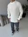 Мужской oversize свитер в белом цвете mr105 фото 7
