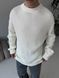 Мужской oversize свитер в белом цвете mr105 фото 3