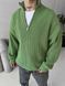 Мужской oversize свитер в зеленом цвете mr111 фото 1