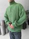 Мужской oversize свитер в зеленом цвете mr111 фото 3
