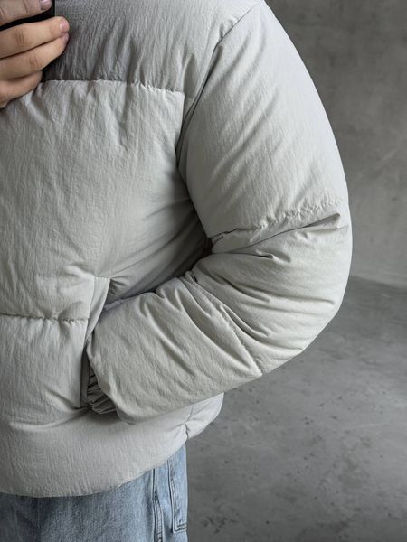 Мужской oversize пуховик в сером цвете curt1gr фото