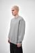 Чоловічий oversize світшот у сірому кольорі peg3_flis фото 2