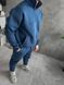 Мужской oversize костюм на флисе в синем цвете pgt11n фото 2