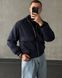 Мужской oversize бомбер в синем цвете zam_si2 фото 1