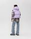 Женский oversize жилет с капюшоном в фиолетовом цвете zh4 фото 3