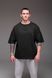 Мужская oversize футболка в черном цвете 2387bl фото 1
