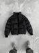 Чоловіча oversize куртка у чорному кольорі k99 фото 1