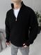 Мужской oversize свитер в черном цвете mr110 фото 1