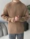Мужской oversize свитер в коричневом цвете mr106 фото 2