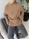 Мужской oversize свитер в коричневом цвете mr106 фото 7
