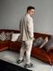 Чоловічий oversize костюм сорочка + штани у бежевому кольорі rb10 фото 3