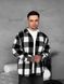 Мужская oversize рубашка в клетку kl3v-S фото 4
