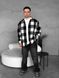 Мужская oversize рубашка в клетку kl3v-S фото 7