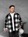 Мужская oversize рубашка в клетку kl3v-S фото 1