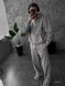 Мужской oversize спортивный костюм в сером цвете dzas3n фото 2