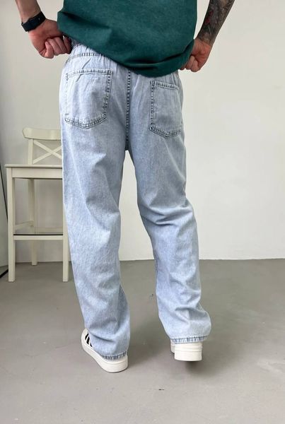 Мужские брюки Baggy в голубом цвете we2851-6 фото