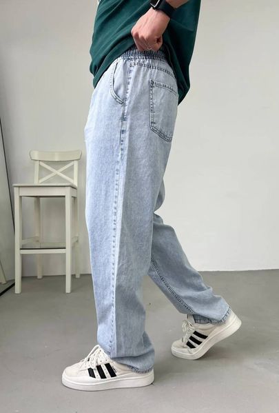 Мужские брюки Baggy в голубом цвете we2851-6 фото