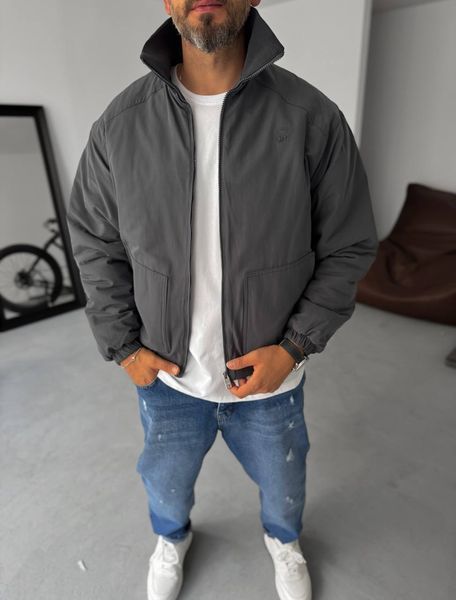 Мужская oversize куртка в графитовом цвете tt2439 фото