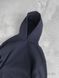 Мужское oversize худи на флисе в графитовом цвете x3_flis фото 3