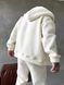 Чоловічий oversize спортивний костюм у білому кольорі kos22 фото 6