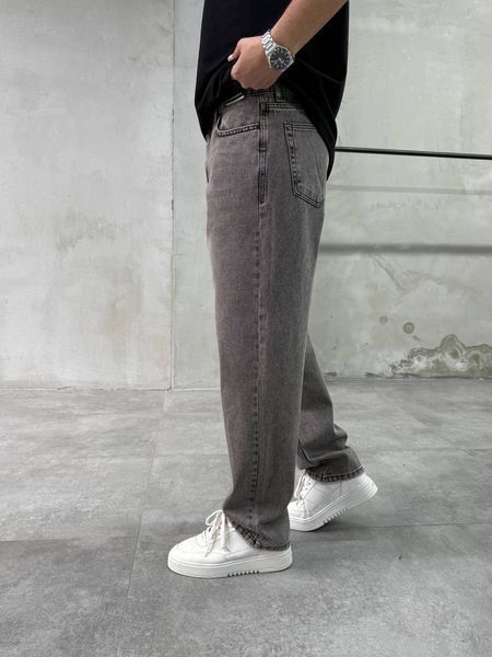 Мужские свободные джинсы Baggy в коричневом цвете 3149k36 фото