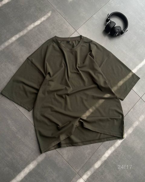 Мужская oversize футболка в цвете хаки 24f7-Xs фото