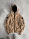 Чоловіча флісова oversize кофта у бежевому кольорі flis3 фото 1