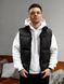 Мужской oversize жилет в черном цвете jl10 фото 4