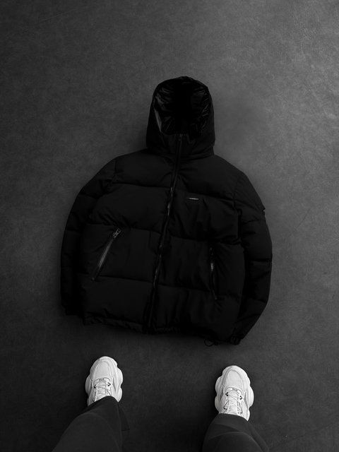 Мужская oversize куртка в черном цвете dp2m фото