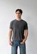 Мужская вязаная вареная футболка в графитовом цвете tt306k-S фото 1